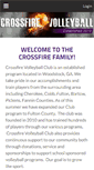 Mobile Screenshot of crossfirevolleyballclub.com